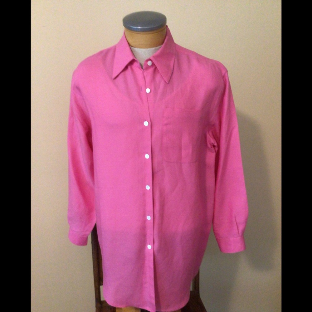 Vintage Villager Sport Pink Long Sleeve Shirt